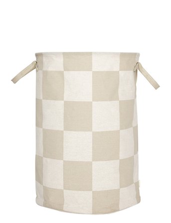 OYOY Living Design Chess Laundry/Storage Basket - Large - Beige - 54X54X38CM x 54
