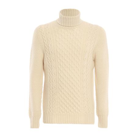 Drumohr, Turtleneck Beige, Heren, Maat:L