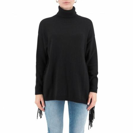 Replay, Knitwear Czarny, Kobieta, Rozmiar: M