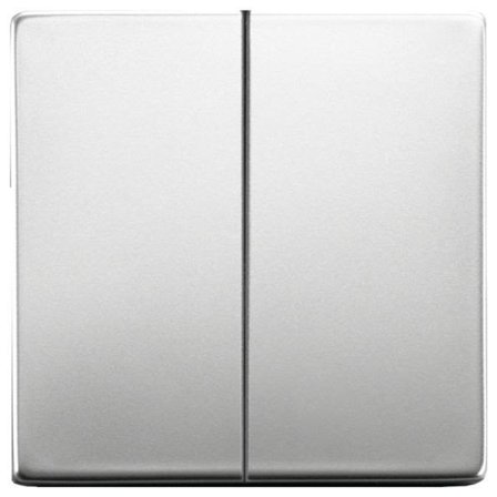 ABB 1785-866 Dubbelvippa rostfritt stål, Strömbrytare & vägguttag