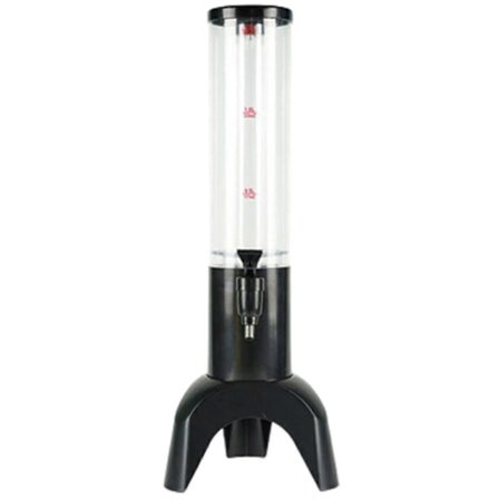 1.5l Øldispenser Tårn Lett å Rengjøre Integrert Kran Med Isrør Klar Drikkedispenser-bl (FMY)