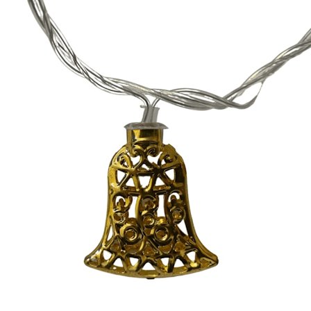 LED-ljuskedja med Klockor 20 st. guld eller silver (3,5 meter)