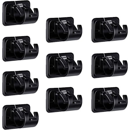 10 stk. selvklebende gardinstangbraketter uten boring, gardinstang