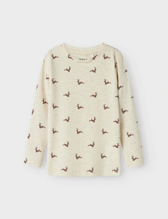 name it Nmnroko Xsl Ls Top - Cream - 110