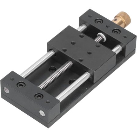 Linjär Steg Hög Precision Aluminiumlegering Linjär Steg Aktuator 75mm 3 Tum Rörelseområde Manuell Glidbord Linjär Skena Steg