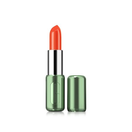 Clinique Pop Longwear Lipstick Shine Flame Pop, Makeup, Læber, Læbestift
