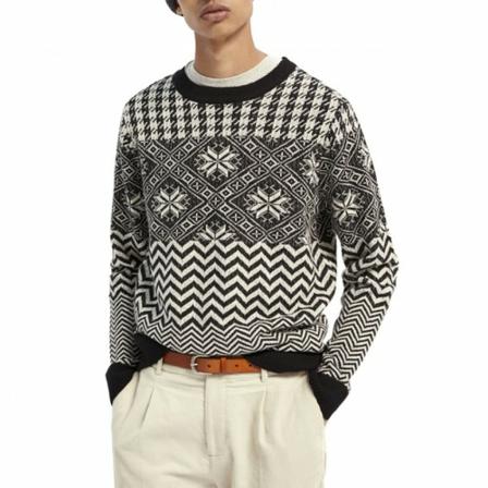 Scotch & Soda, Pullover Zwart, Heren, Maat:M