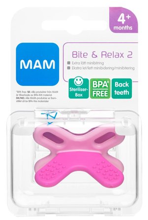 Mam Bite & Relax 2 bitering 4mnd+ 1 stk