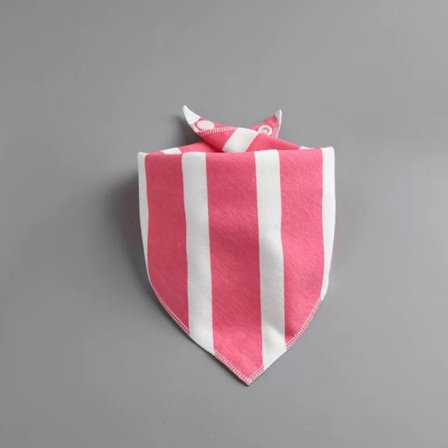 3st Salivhandduk Bandana RÖD RAND RÖD RAND