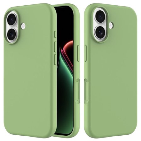 iPhone 17 silicone phone case - green