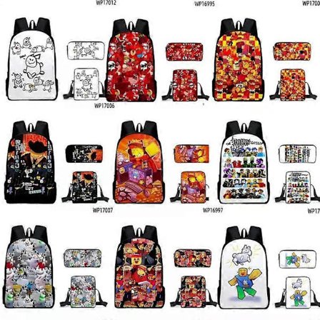 Cosplay Forsaken Chance C00lkid Gubby Børne Rygsæk Skoletaske Taske Penalhus