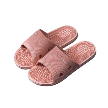 Liukumattomat pehmeäpohjaiset naisten hierontasandaalit Leather Red 40-41