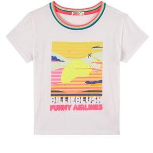 Billieblush White Graphic T-Shirt - Tops - 3 years - White - Mädchen
