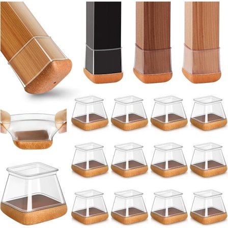 Firkantede stolbenshetter, stolbenbeskyttere, stolbenfiltputer, stolbenshetter, små 13-19 mm