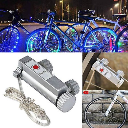 Cykel 20 Led Cykel Fälgljus Hjul Ljus Slinga Lampa Kompatibel med Utomhus