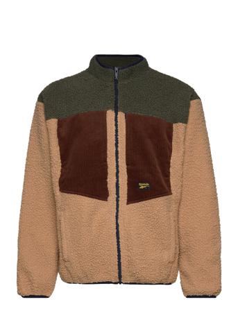 Cl Cord Sherpa Jacket Sweat-shirts & Hoodies Fleeces & Midlayers Monivärinen/Kuvioitu Reebok Classics