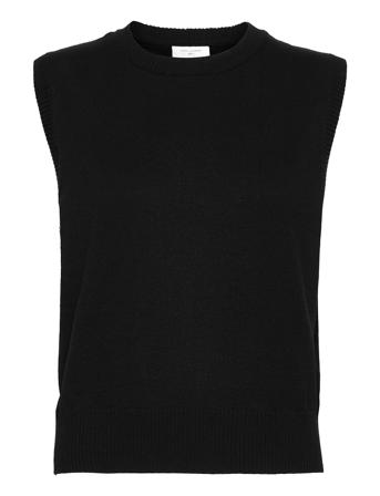Fqamazy-Wa Vests Knitted Vests Svart FREE/QUENT