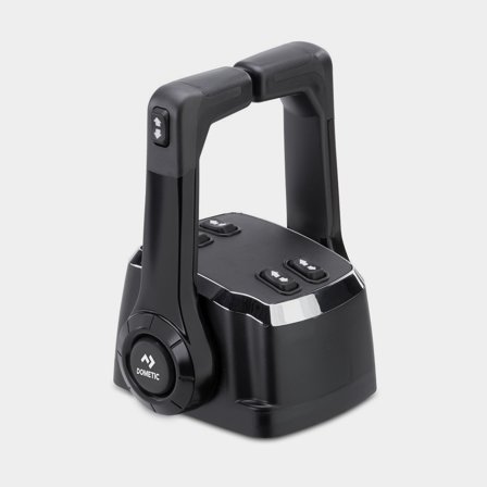 Comando del gas Dometic Xtreme TT nero trim/tilt, montaggio superiore