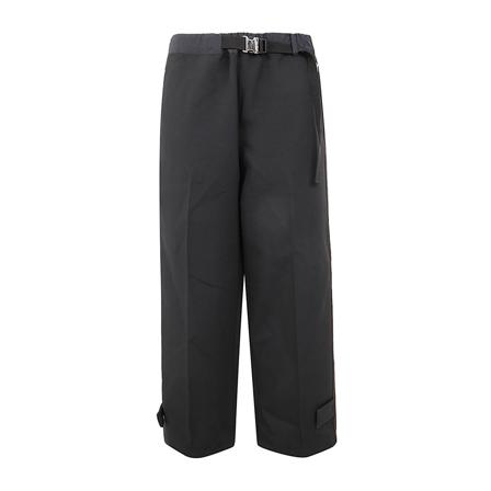 Sacai Straight Broek , Zwart , Heren , Maat: M