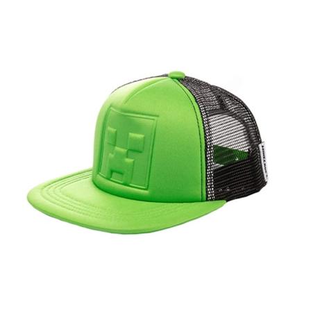 Minecraft Baseballcaps for gutter, Trucker Hat med Creeper, Barn V
