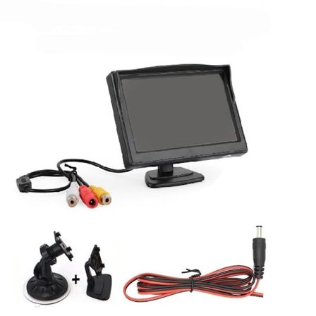 5 tuuman Driving Recorder Screen Screen Monitor Auto DVR Dash Cam