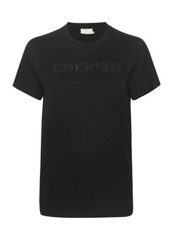 Kasandra T-Shirt Black Kaffe
