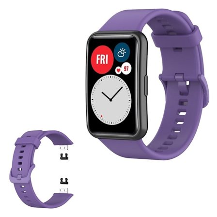 Huawei Watch Fit silikoneurrem - Lyselilla