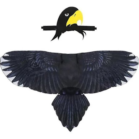 Fuglekostume med vinger og fuglemaske til børn - Halloweenfest Rollespilsfavoritter