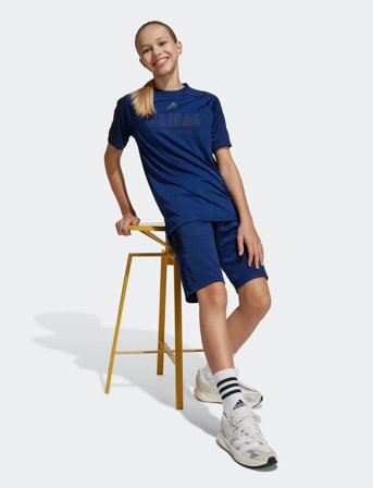 adidas Sportswear J Hot Tee - Navy - 152