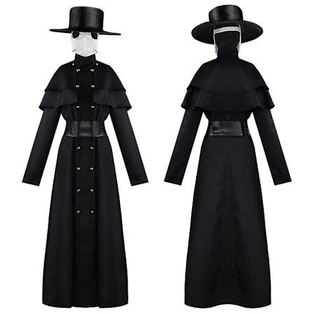 Halloween Cos Suit Kråke Doktor Kostym Mørk Dungeon Helt