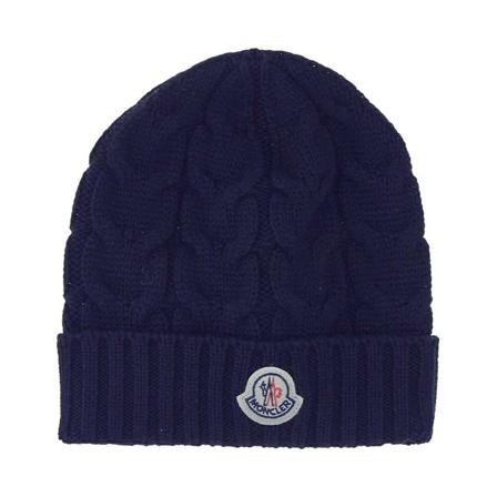 Moncler Beanies blå, unisex Mössor, unisex, Storlek: L
