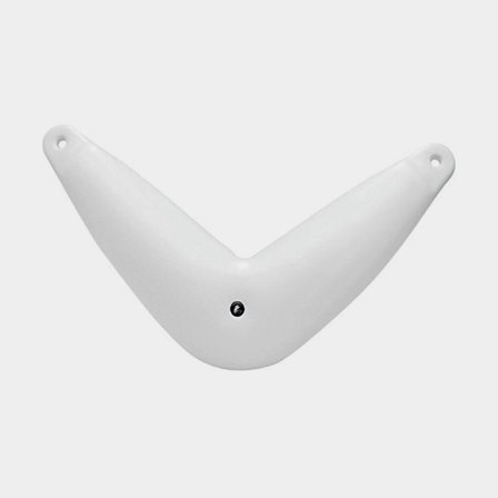 Stævnfender Majoni, 30 x 47.5 cm, hvid