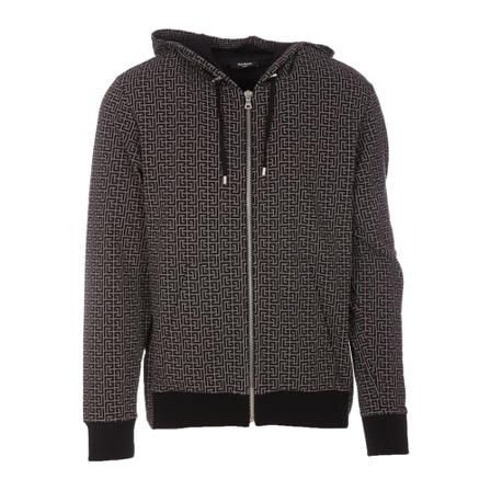 Balmain, Zip-throughs Grijs, Heren, Maat:M