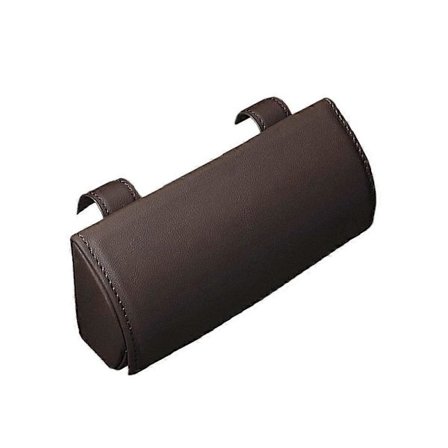 Solbrilleholder for bil solskjerm Auto brilleorganisatorboks Kjøretøy solskjermtilbehør Brilleetui for dame mann brun One Size