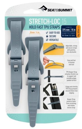 Sea to Summit Sea To Summit Strap Stretch-Loc TPU 20x375 mm 2-pack Dusk