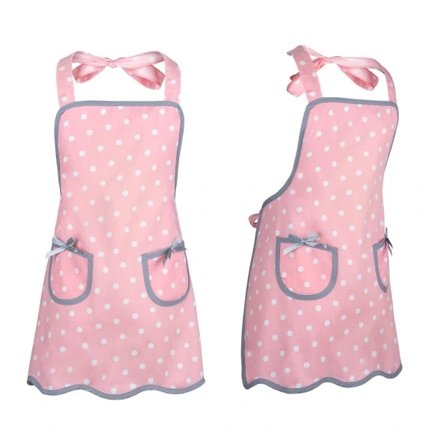 【PP】Kaunis keittiöesiliina taskulla tytöille