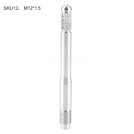 Renkaan kohdistustappi pyörän asennuksen irrotustyökalu ruostumaton teräs M12 universaali hopea M12 x 1.5