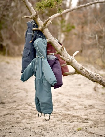 mikk-line Nylon Baby Suit - Solid - Navy - 98