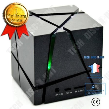 Bluetooth-højttaler - TD - Magic Cube - Stereo - Mikrofon - FM-radio