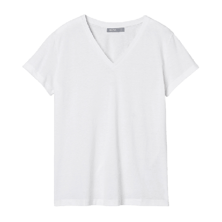 Å WOMAN V-ringad t-shirt LENA T-shirts & toppar Vit S