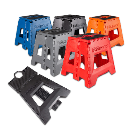 Składany Stojak Motocyklowy Proworks Pomarańczowy