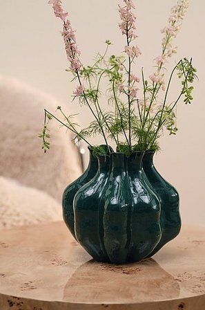 Jotex - Vase mørkegrøn - TULIP - Køb Vaser hos Jotex