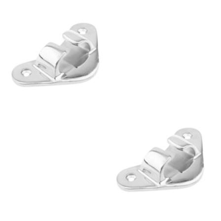 1/2/5 rostfritt stål 4.13 Båtklosslinje rak bogsko 2Set