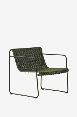 Kave Home - Utendørs lenestol - Maurina, 2-pakning - Grønn - Lenestoler, utendørs - Fra Homeroom