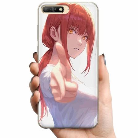 Huawei Y6 (2018) Tpu Mobilskal Makima Chainsaw Man