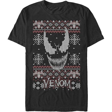 Venom Faux Ugly Knit Marvel Comics T-shirt