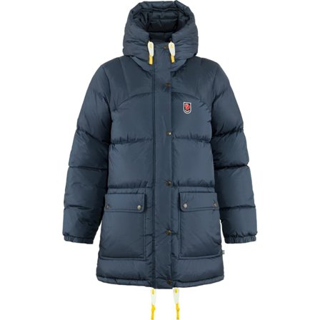 Fjällräven Women's Expedition Down Jacket in Navy | Size: XS, Down/Supreme Microloft