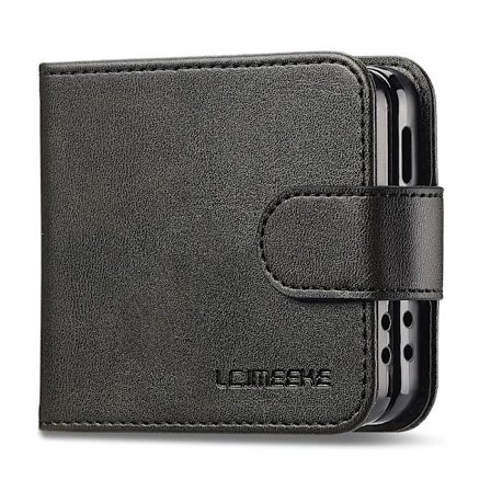 LC.IMEEKE Plånboksfodral Samsung Galaxy Z Flip 7 Svart