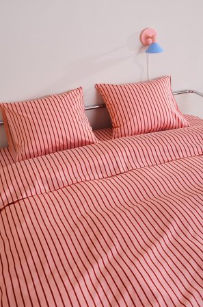 Jotex - Sengesett Dobbeltseng Økologisk Rosa/rostfärgad - SIMA - Kjøp Dobbeltseng hos Jotex