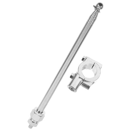 Motorsykkelflaggstang Styremontering Stativ Flaggstangholder Sykkel Tilbehør